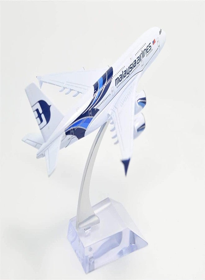 HOUSE HATCH Diecast Aeroplane Scale Model, Aircraft Model Airline, Metal Aircraft, Only for Display Size -16 Cm Multicolor (Malaysia Airlines) - Image 3